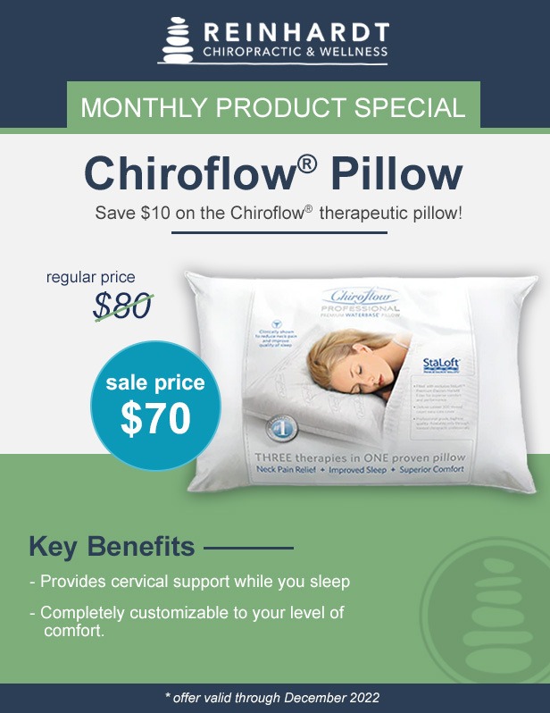 Chiroflow pillow ad 11-2022